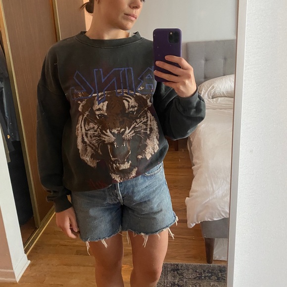SOLD ELSEWHERE Anine Bing tiger sweatshirt - Picture 1 of 3